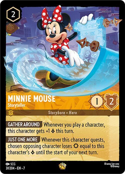 Set 7 031/204 Minnie Mouse - Storyteller L