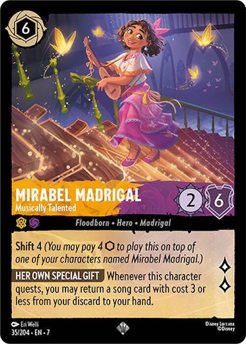 Set 7 035/204 Mirabel Madrigal - Musically Talented SR