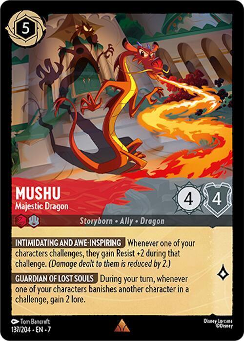Set 7 137/204 Mushu - Majestic Dragon R