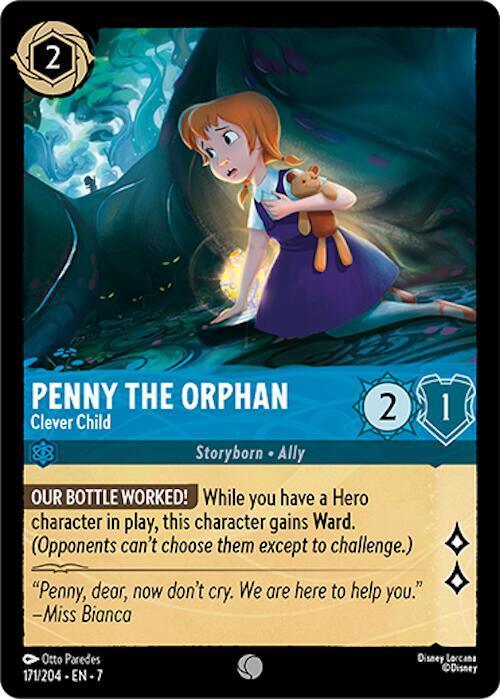 Set 7 171/204 Penny the Orphan - Clever Child C