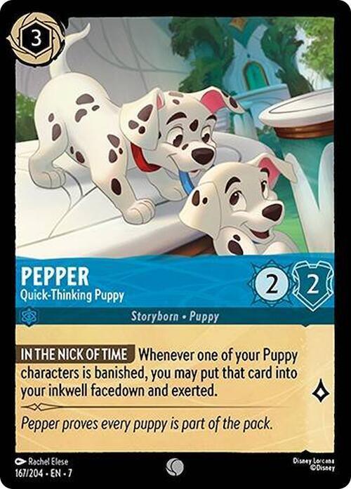 Set 7 167/204 Pepper - Quick-Thinking Puppy C