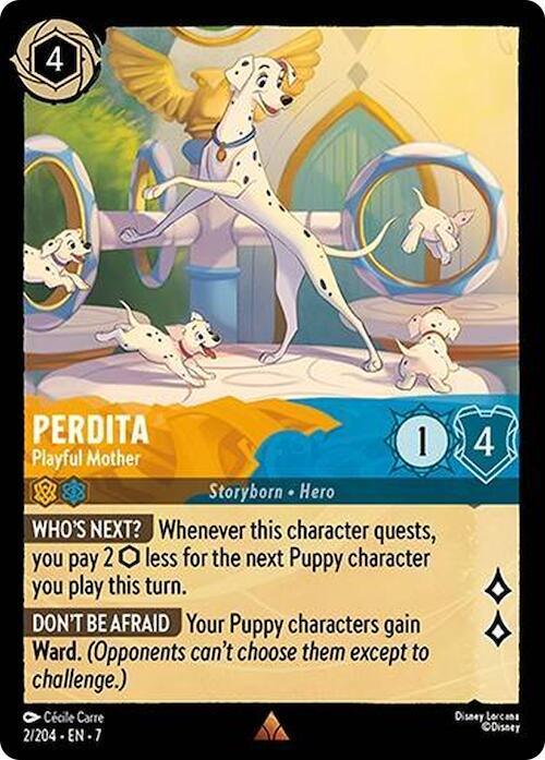 [Foil] Set 7 002/204 Perdita - Playful Mother R