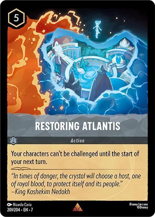 Set 7 201/204 Restoring Atlantis R