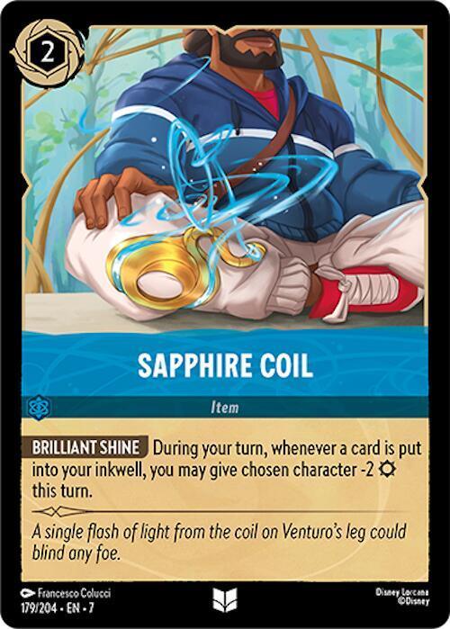 Set 7 179/204 Sapphire Coil U