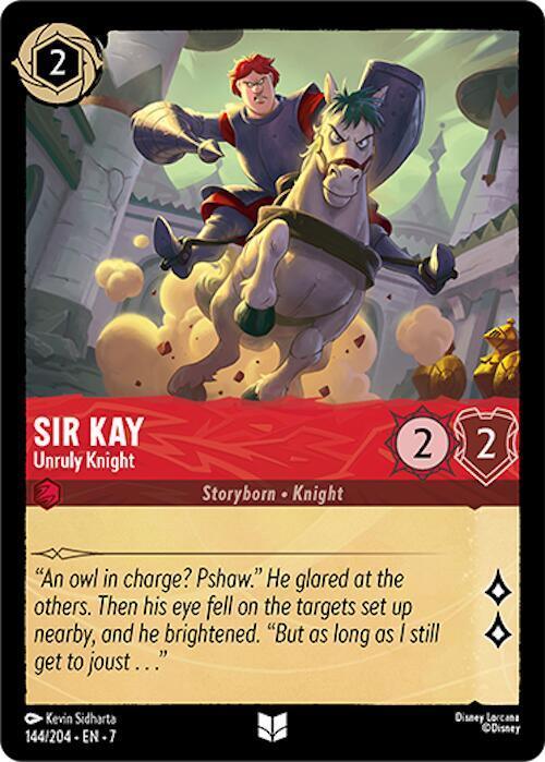 Set 7 144/204 Sir Kay - Unruly Knight U