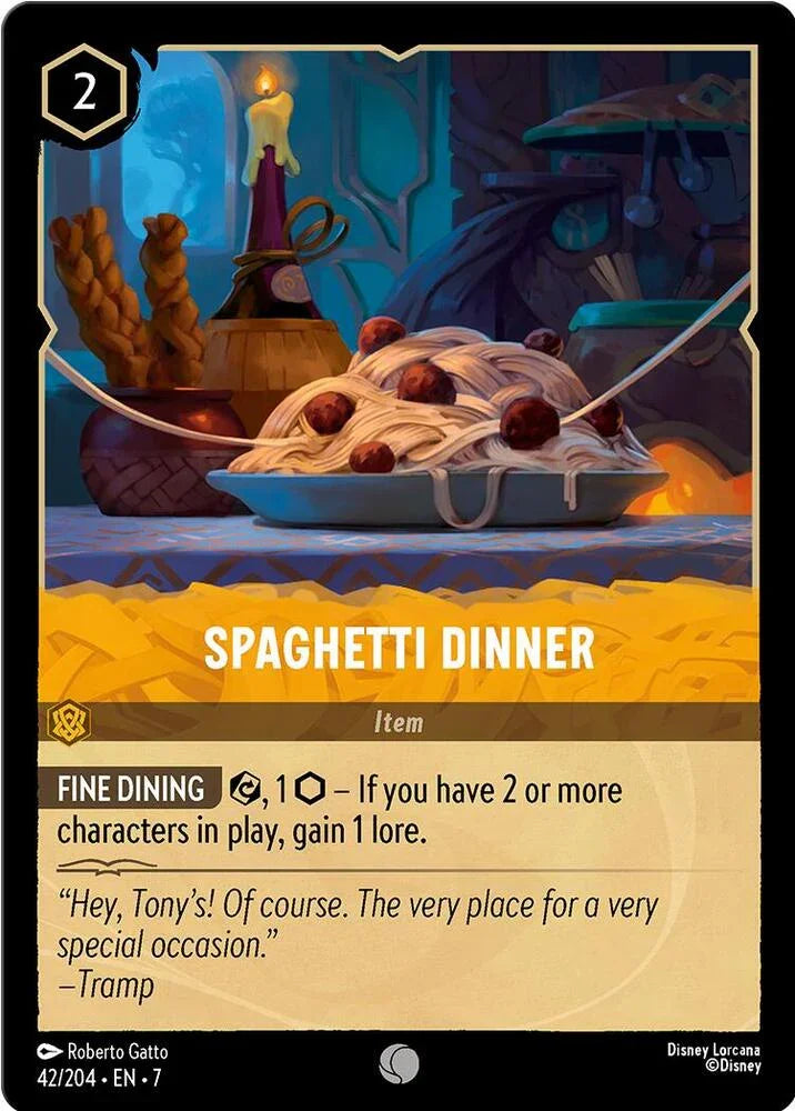 Set 7 042/204 Spaghetti Dinner C