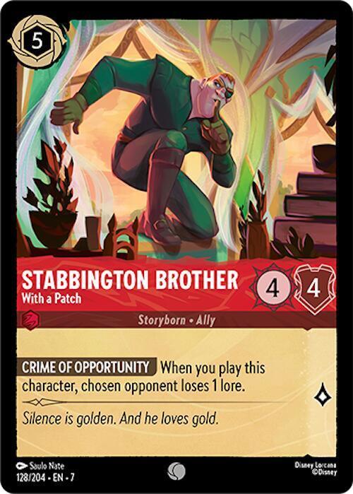 Set 7 128/204 Stabbington Brother - With a Patch C