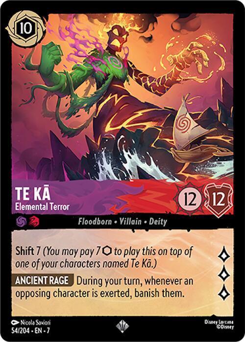 Set 7 054/204 Te Ka - Elemental Terror SR