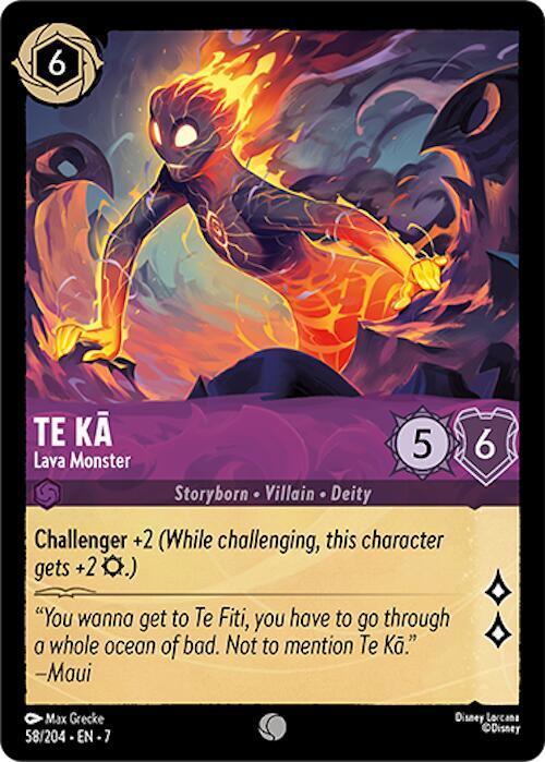 Set 7 058/204 Te Ka - Lava Monster C