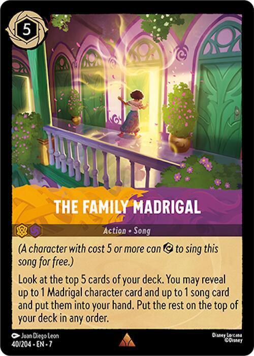 Set 7 040/204 The Family Madrigal R