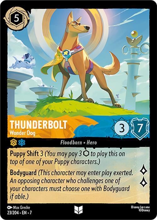 Set 7 023/204 Thunderbolt - Wonder Dog U
