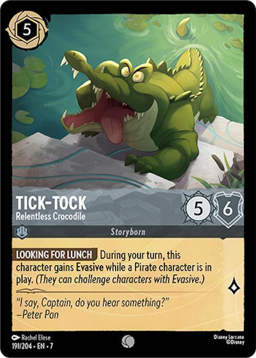 Set 7 191/204 Tick-Tock - Relentless Crocodile C