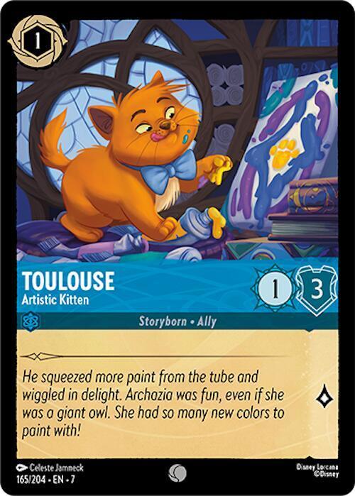 Set 7 165/204 Toulouse - Artistic Kitten C
