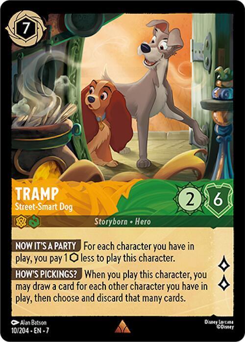 Set 7 010/204 Tramp - Street-Smart Dog R