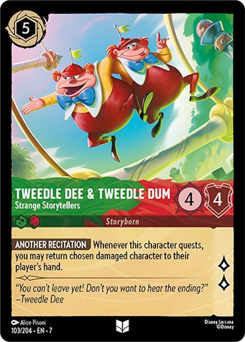 Set 7 103/204 Tweedledee & Tweedledum - Strange Storytellers U