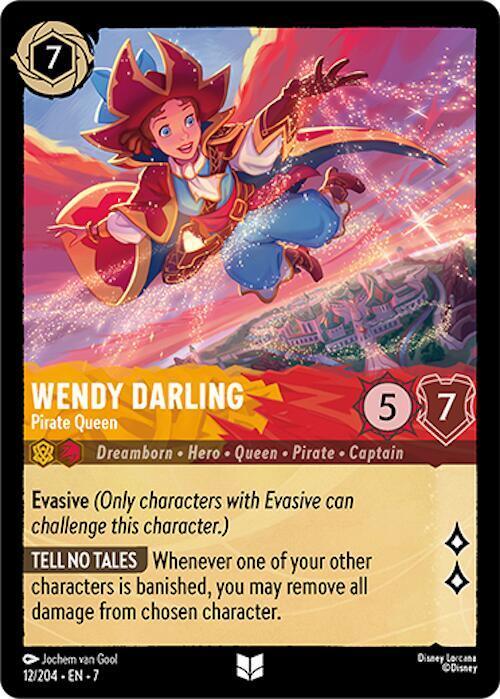 Set 7 012/204 Wendy Darling - Pirate Queen U