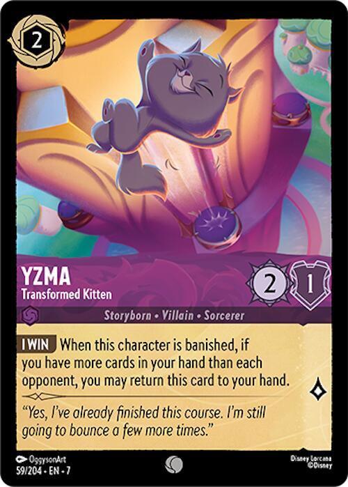Set 7 059/204 Yzma - Transformed Kitten C