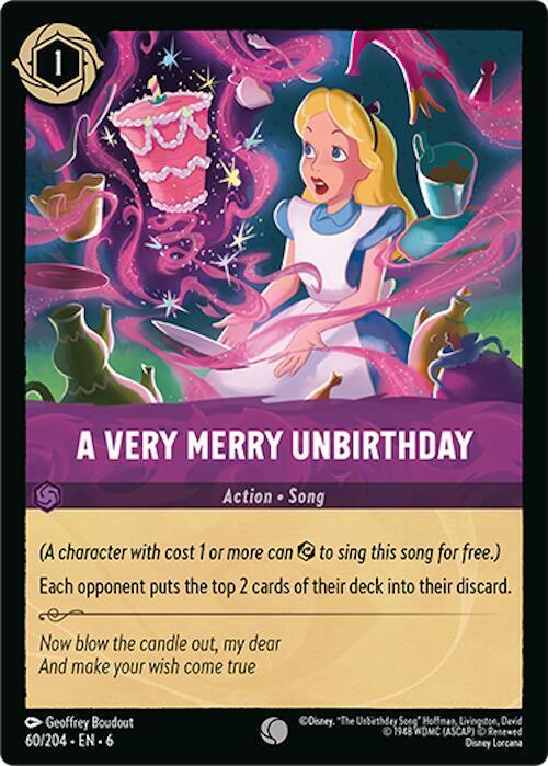 Set 6 060/204 A Very Merry Unbirthday C