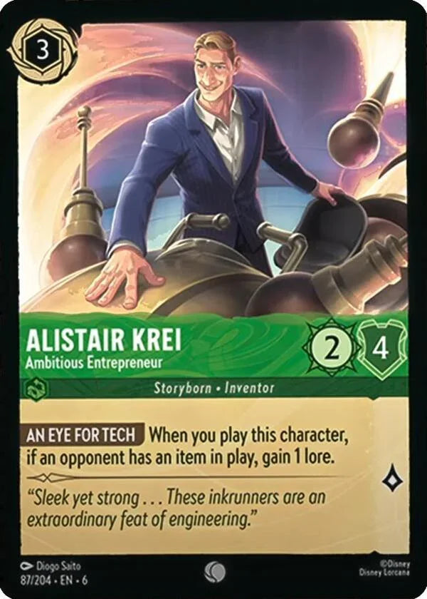 Set 6 087/204 Alistair Krei - Ambitious Entrepreneur C