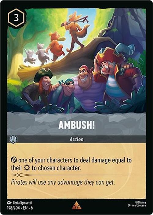 [Foil] Set 6 198/204 Ambush! R