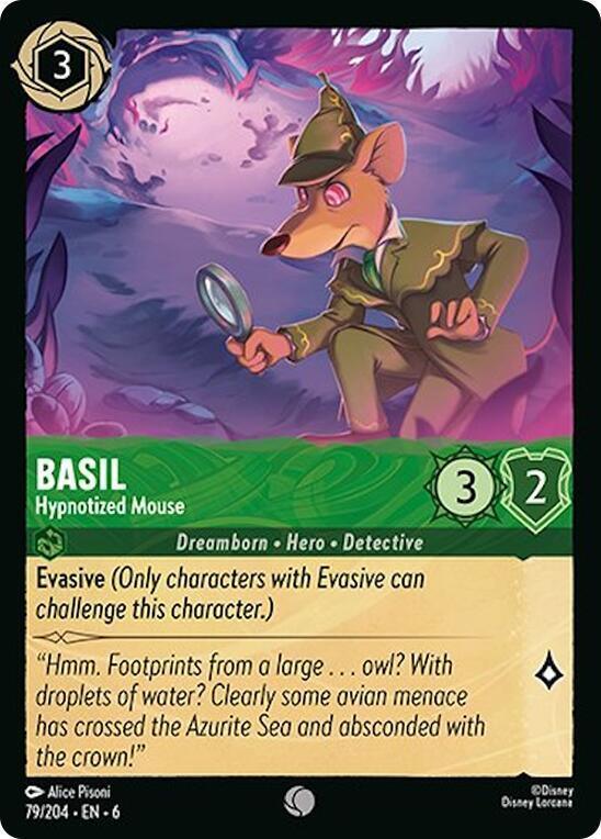 [Foil] Set 6 079/204 Basil - Hypnotized Mouse C