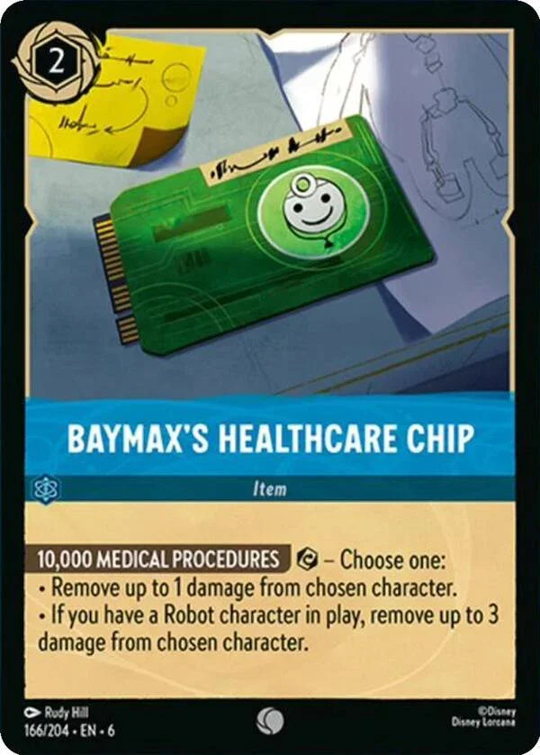 [Foil] Set 6 166/204 Baymax's Healthcare Chip C