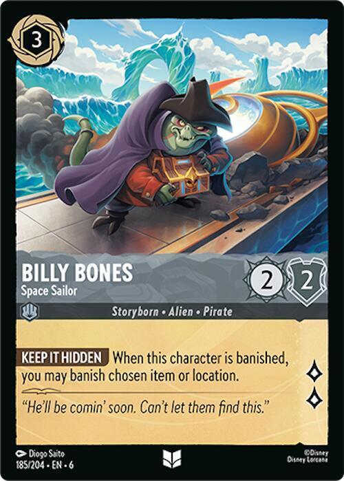 Set 6 185/204 Billy Bones - Space Sailor U