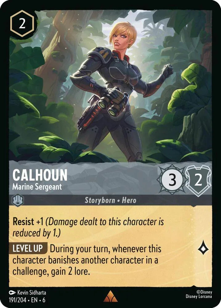 [Foil] Set 6 191/204 Calhoun - Marine Sergeant R