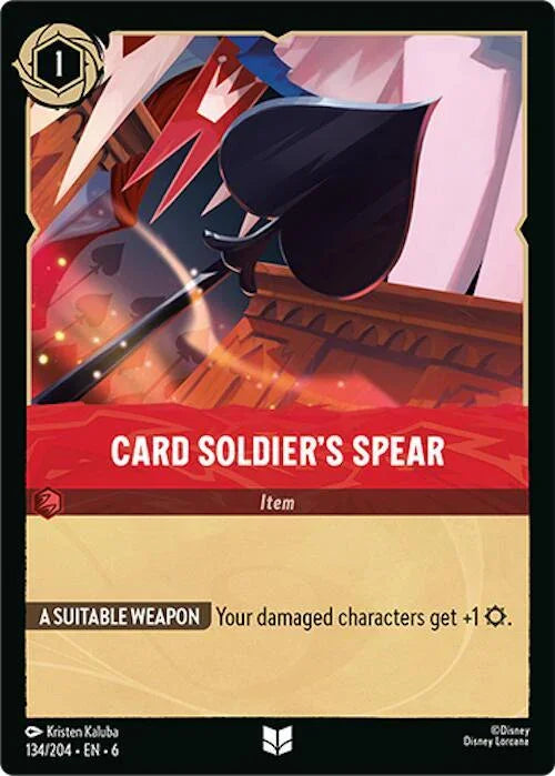 Set 6 134/204 Card Soldier's Spear U