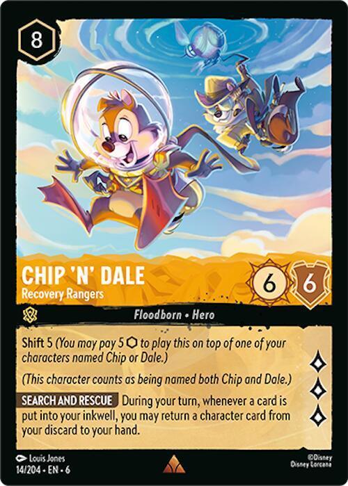 [Foil] Set 6 014/204 Chip 'n' Dale - Recovery Rangers R