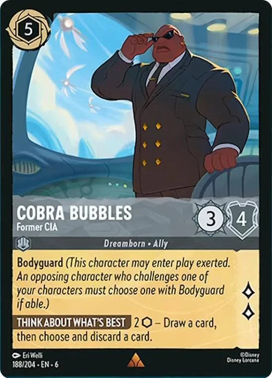 Set 6 188/204 Cobra Bubbles - Former CIA R