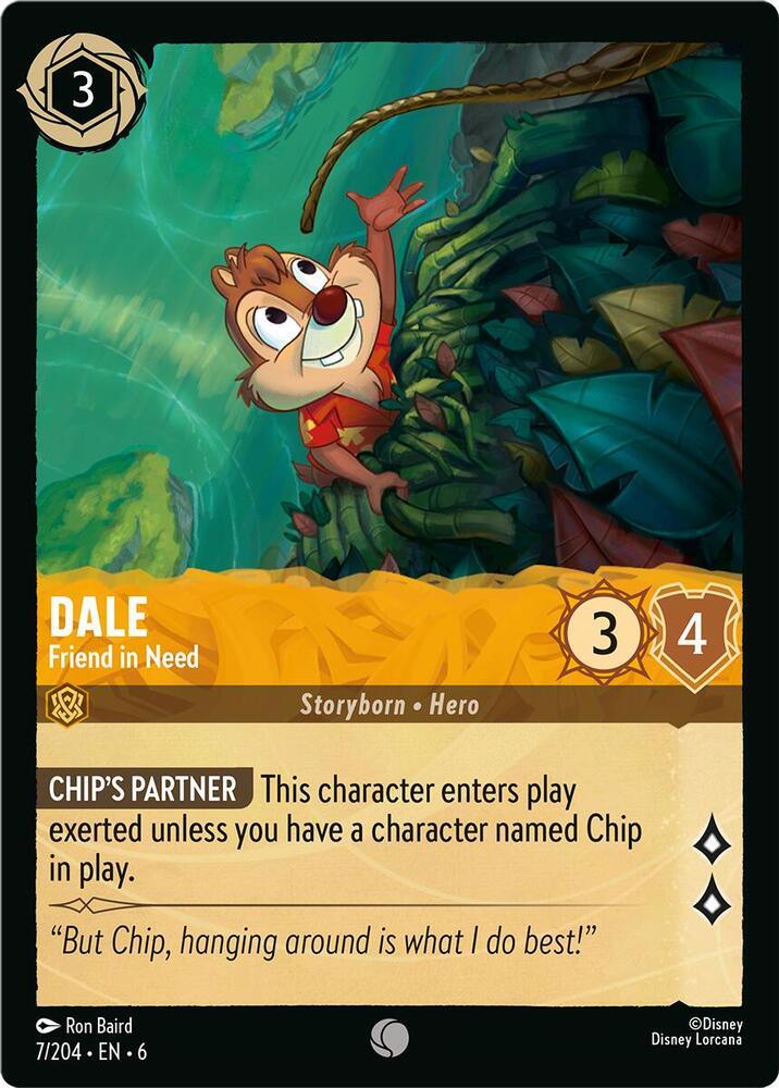 Set 6 007/204 Dale - Friend in Need C