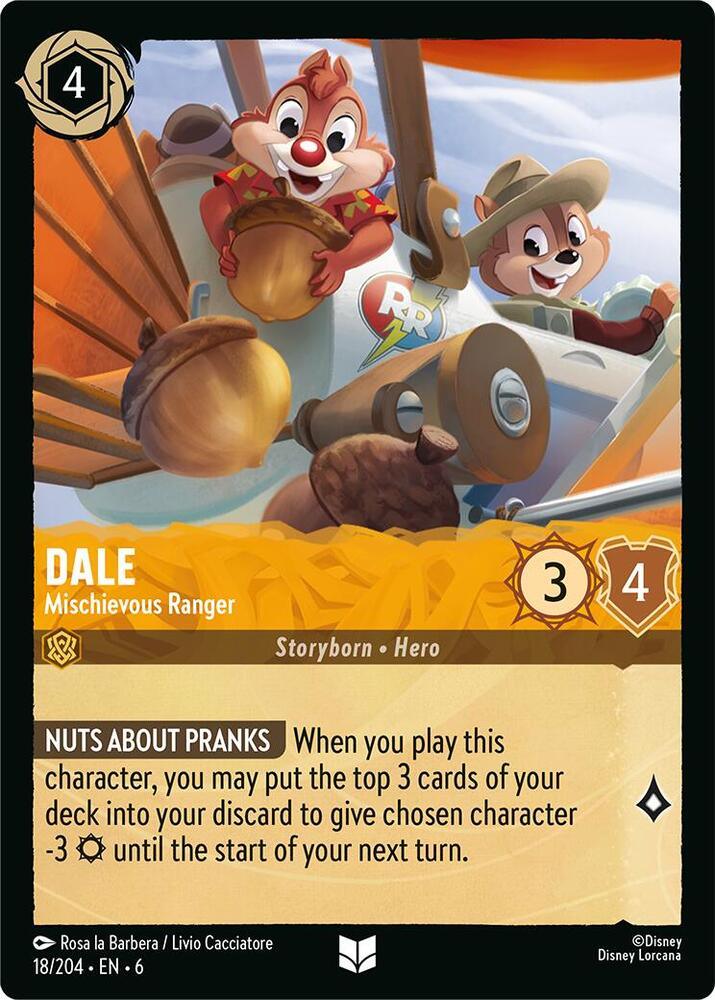 [Foil] Set 6 018/204 Dale - Mischievous Ranger U