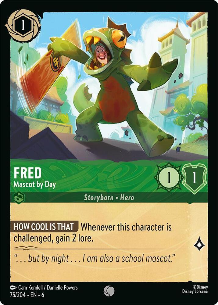 [Foil] Set 6 075/204 Fred - Mascot by Day C