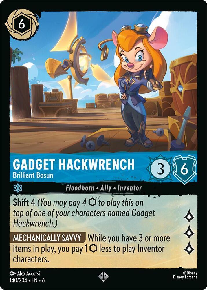 [Foil] Set 6 140/204 Gadget Hackwrench - Brilliant Bosun SR