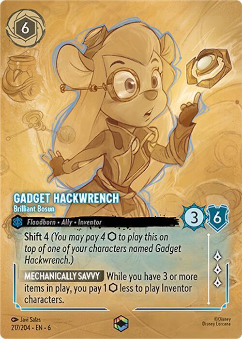 Set 6 217/204 Gadget Hackwrench - Brilliant Bosun (Enchanted) E