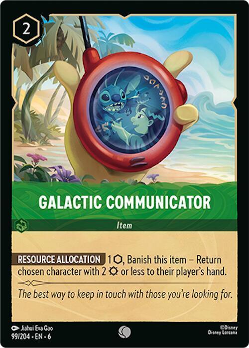 Set 6 099/204 Galactic Communicator C