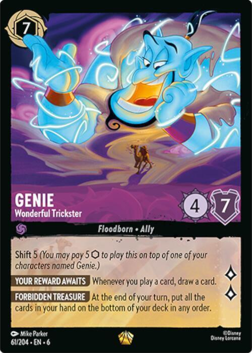 Set 6 061/204 Genie - Wonderful Trickster L