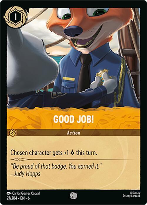 [Foil] Set 6 027/204 Good Job! C