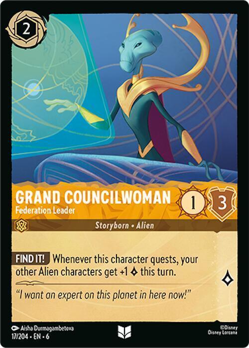 Set 6 017/204 Grand Councilwoman - Federation Leader U