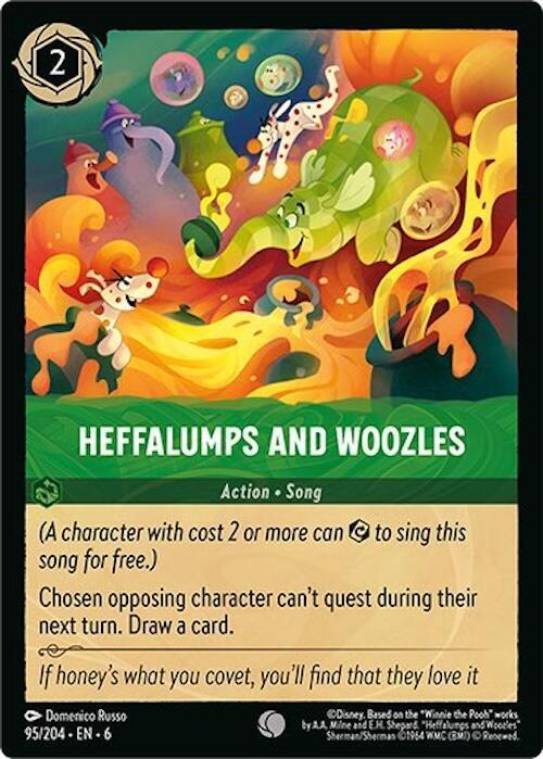 [Foil] Set 6 095/204 Heffalumps and Woozles C