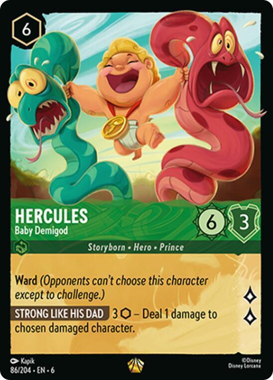 Set 6 086/204 Hercules - Baby Demigod L