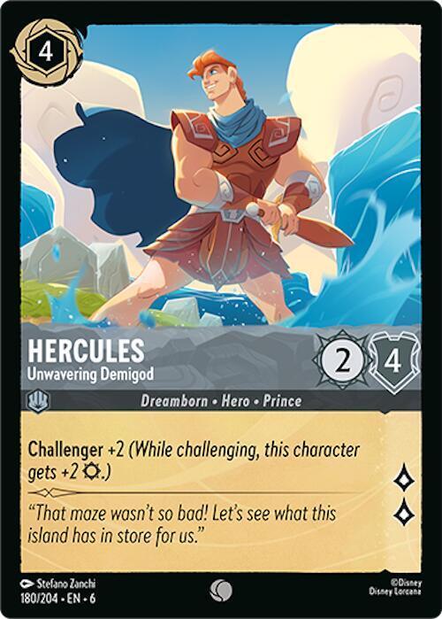 [Foil] Set 6 180/204 Hercules - Unwavering Demigod C