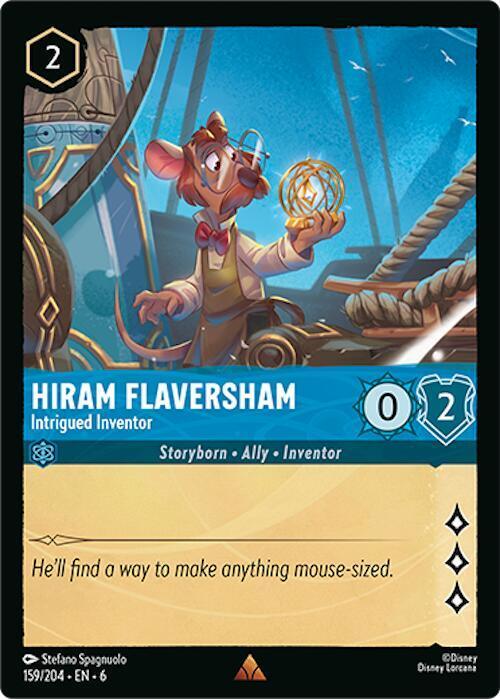 Set 6 159/204 Hiram Flaversham - Intrigued Inventor R