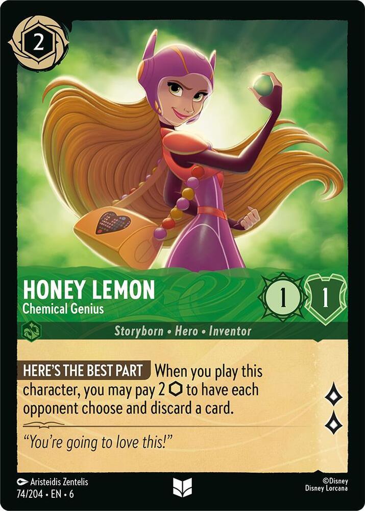 Set 6 074/204 Honey Lemon - Chemical Genius U