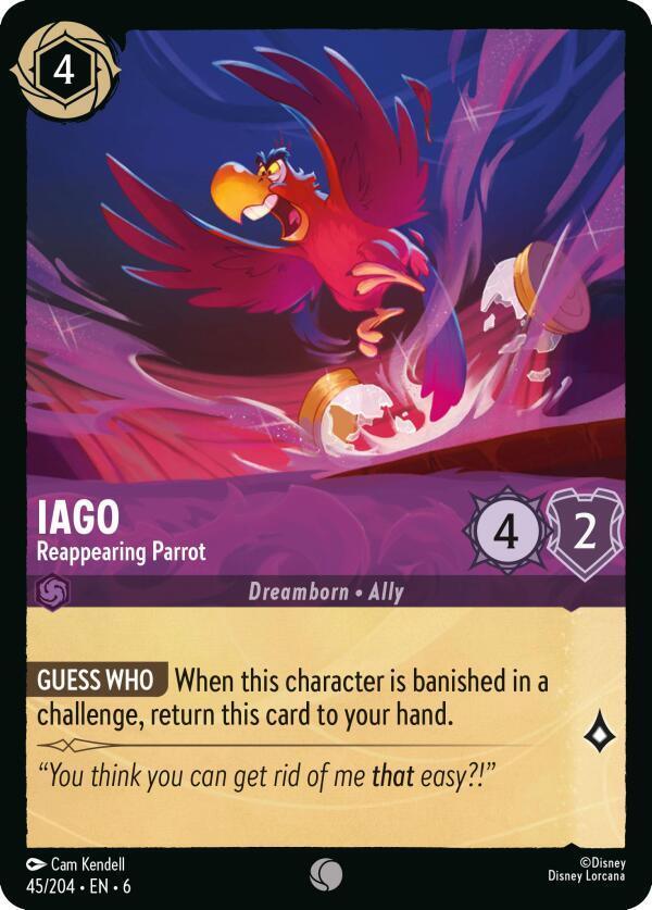[Foil] Set 6 045/204 Iago - Reappearing Parrot C