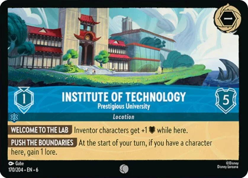 [Foil] Set 6 170/204 Institute of Technology - Prestigious University C