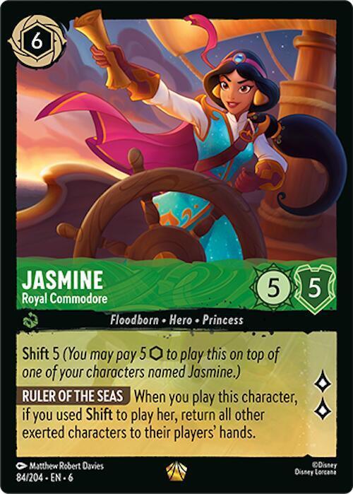 [Foil] Set 6 084/204 Jasmine - Royal Commodore L
