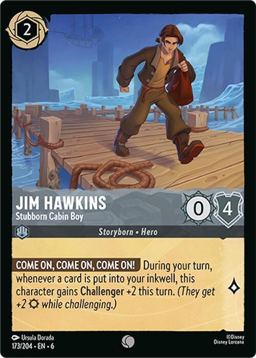 [Foil] Set 6 173/204 Jim Hawkins - Stubborn Cabin Boy C