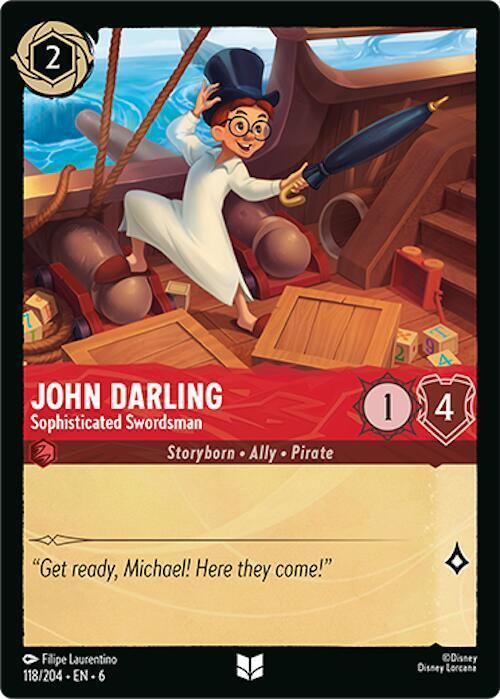 Set 6 118/204 John Darling - Sophisticated Swordsman U
